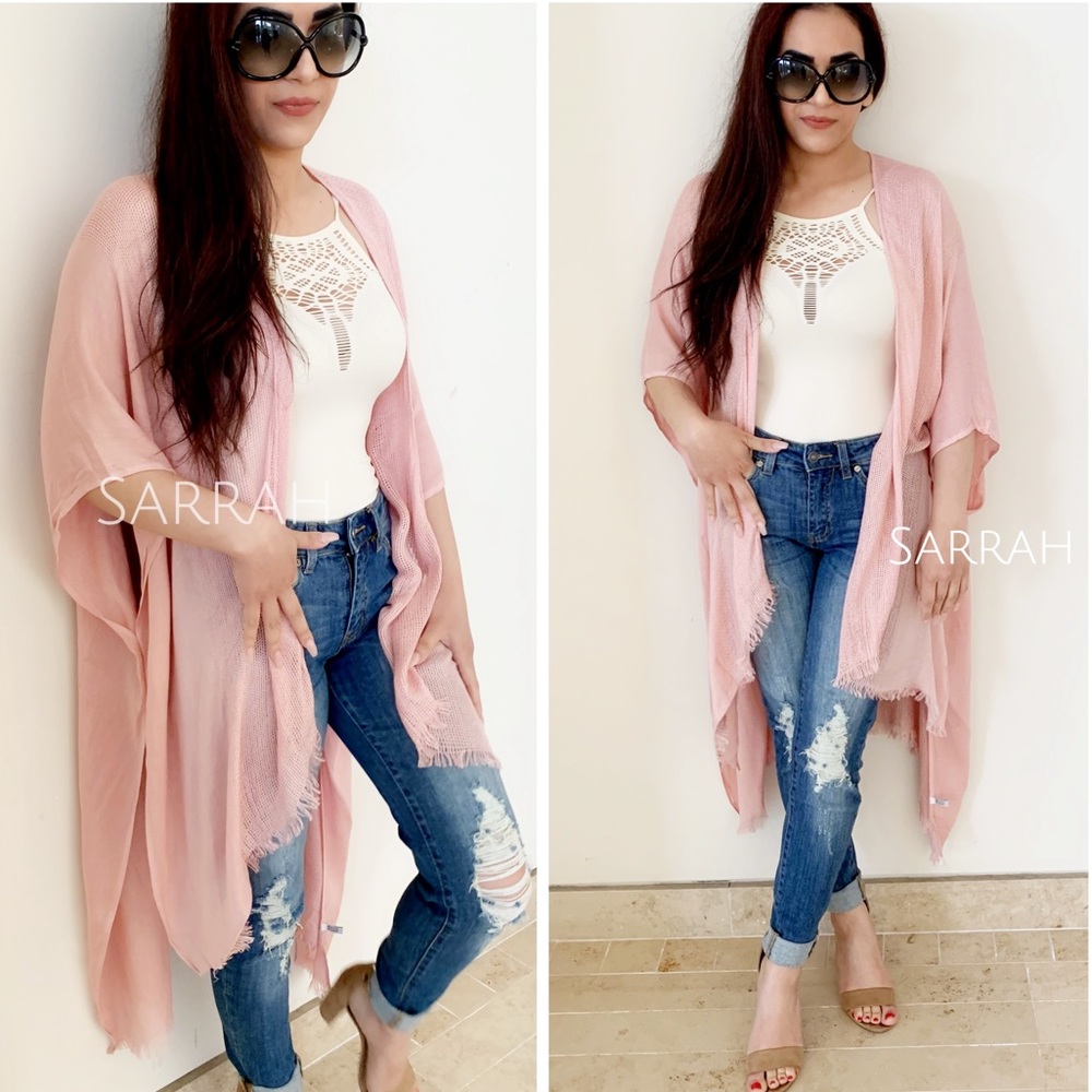 Almost Sold Out New Boho Chic High Low Kimono Cardigan Wrap - Picture 4 of 10